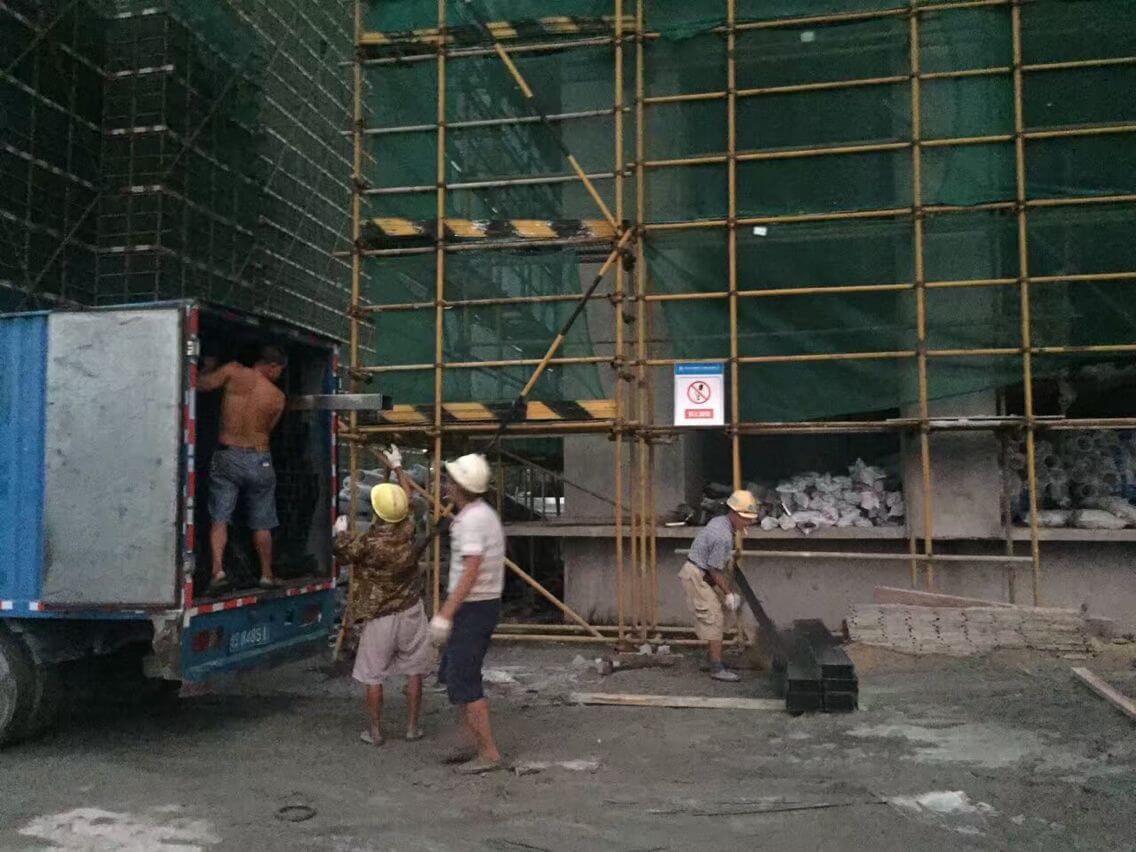 佛山天璣國際大廈電纜橋架進(jìn)場